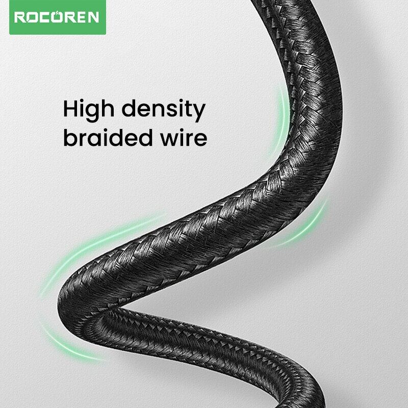Rocoren PD 20W USB C Cable For iPhone 14 13 12 Pro Max X XR Mini Fast Charging Charger Type C Cable For iPad USBC Data Wire Cord