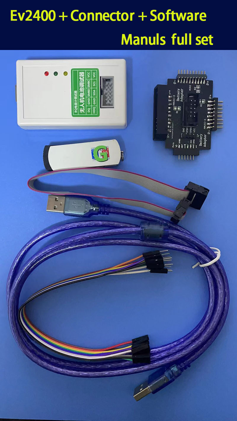 ⭐EV2400 Battery Metering Chip Programmer UAV Battery Debugger Compatible With EV2400 EV2300 For TI Voltmeter Chip Writing Tool