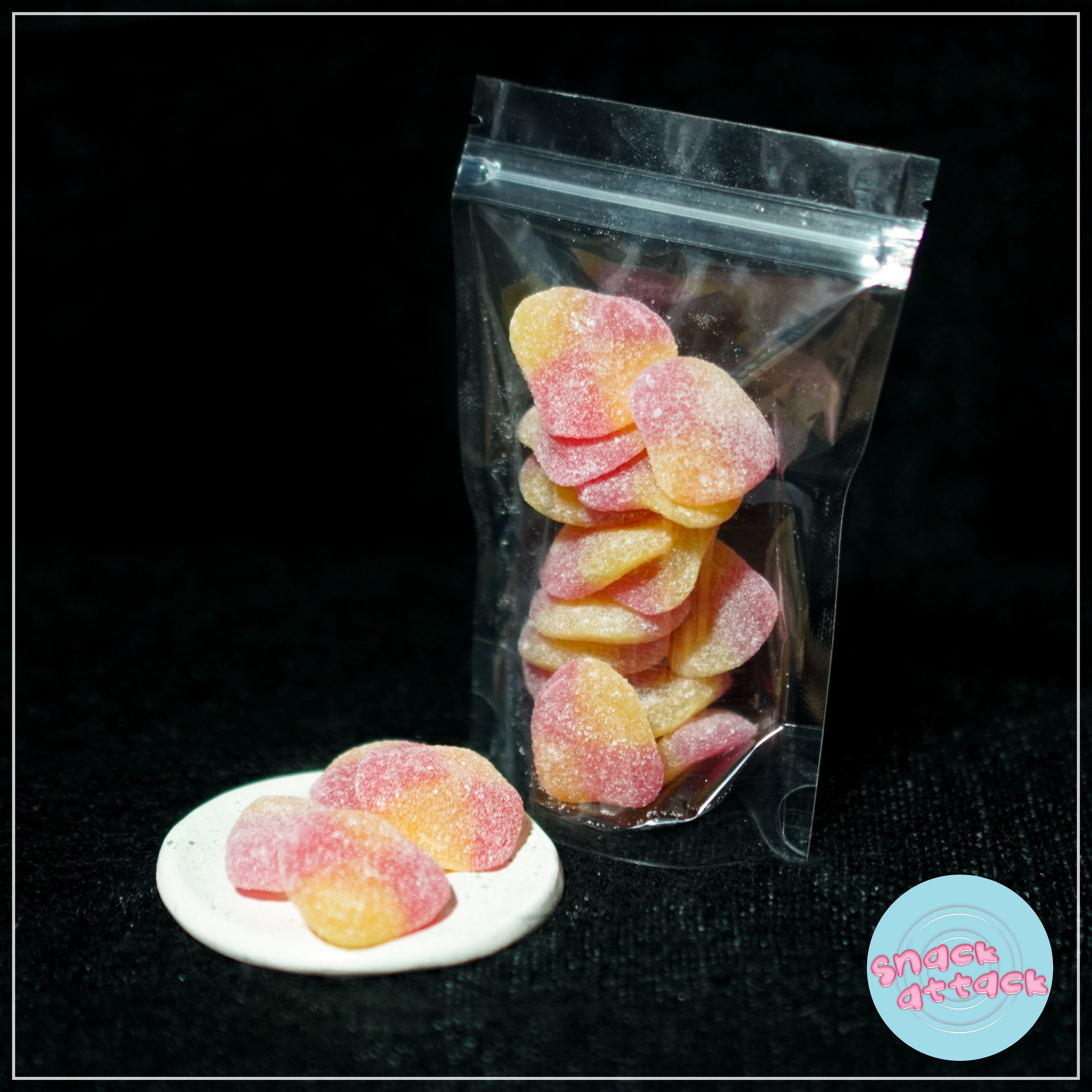 Haribo Peaches Gummy Candy [HALAL] - 100g [REPACK] | Lazada