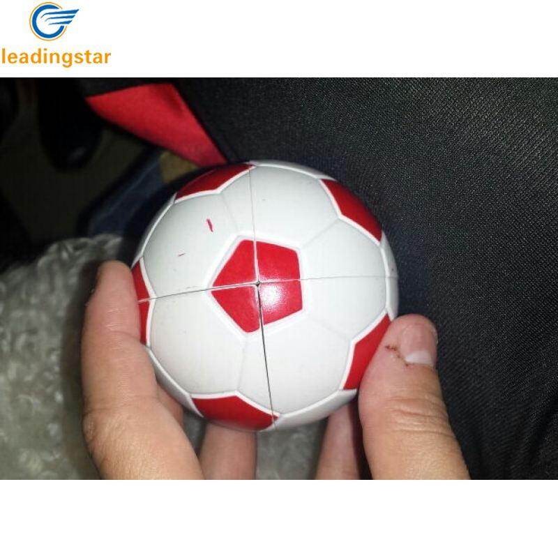 LEADINGSTAR Fast Delivery Unique Football Shape Magic Puzzle Cube Puzzle Adult Kids Educational Toy