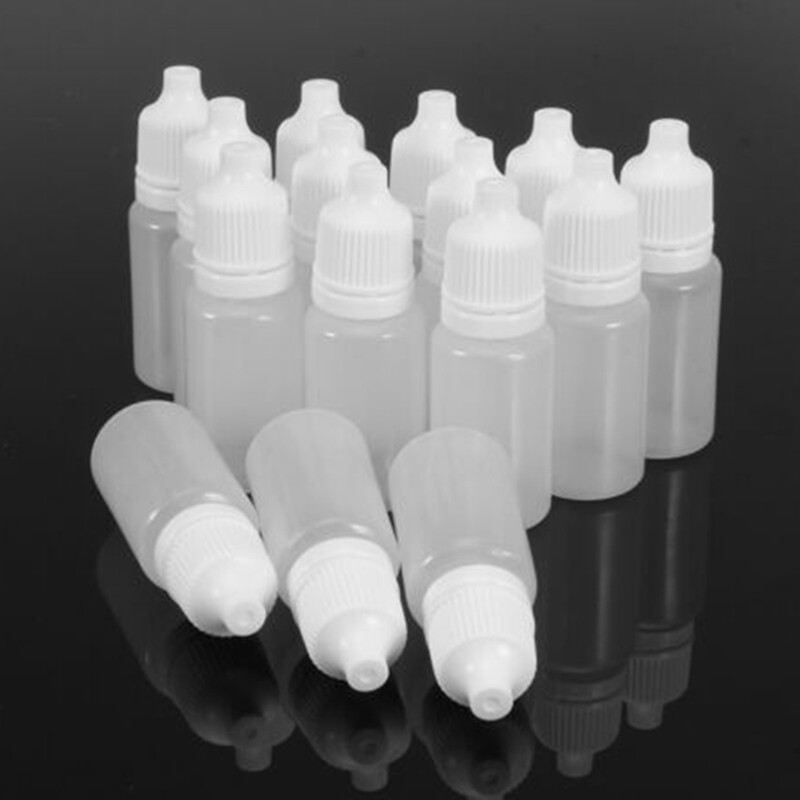 Bokali 50 cái 10ml Protable nhựa rỗng có thể bóp lọ có ống nhỏ giọt Thuốc nhỏ mắt