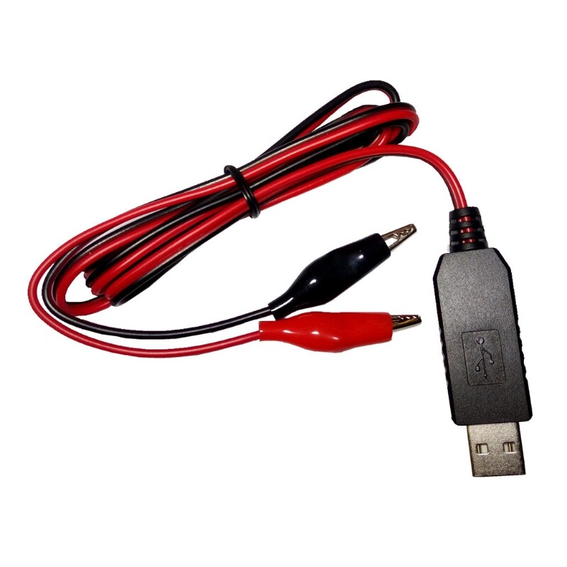 DC 5V Boost to DC 6V 9V 12V USB Voltage Step Up Converter Cable Power Supply Cord with Clip for Multimeter LED Light