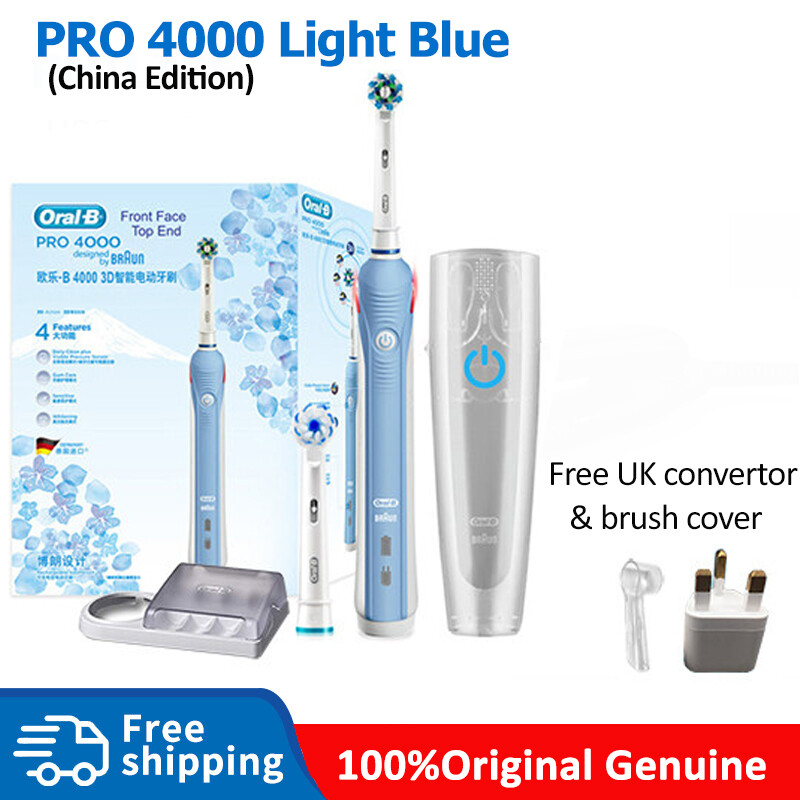 Oral-B Electric Toothbrush Pro 4000 3D CrossAction Rechargeable