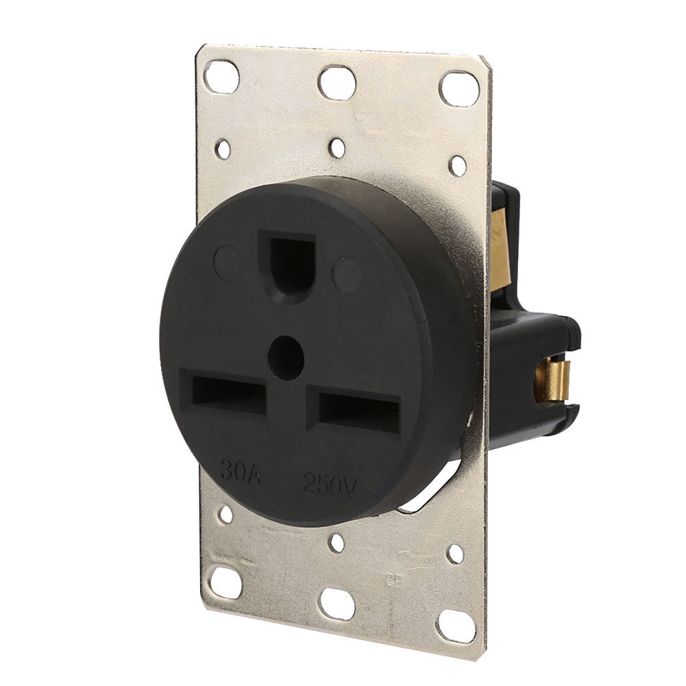 NEMA6-30R 30A 250V Industrial Power Socket 3 Holes Power Socket Plug Wire Connector