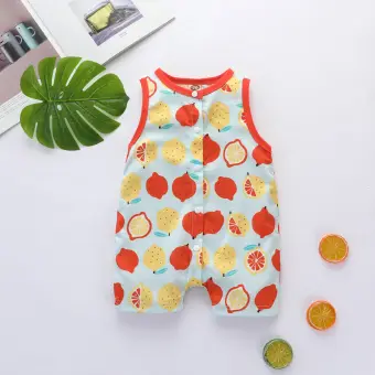 fruit print baby clothes