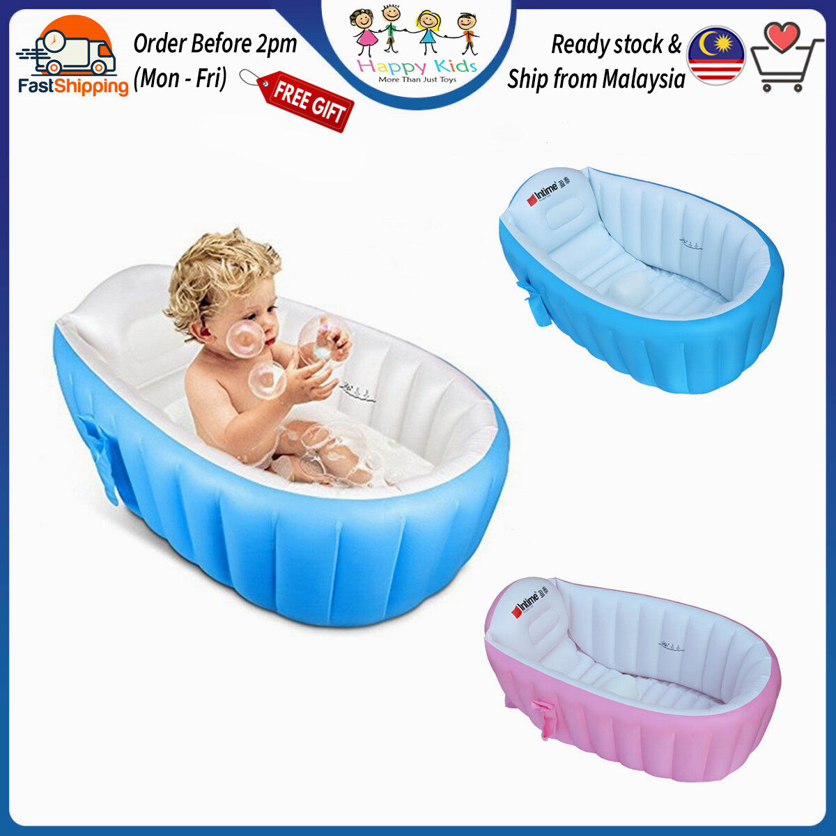 Inflatable Baby Bath Tub Portable, Portable Baby Bathtub Malaysia
