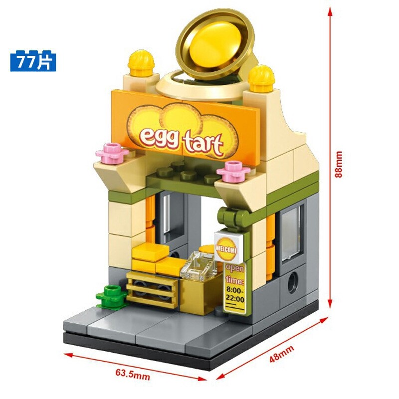 Sembo Mini Thành Phố Hướng Phố Khối Xây Dựng Tương Thích Với LegoING Xếp Hình Đồ Chơi Lắp Ráp Mô Hình Đồ Chơi Trẻ Em