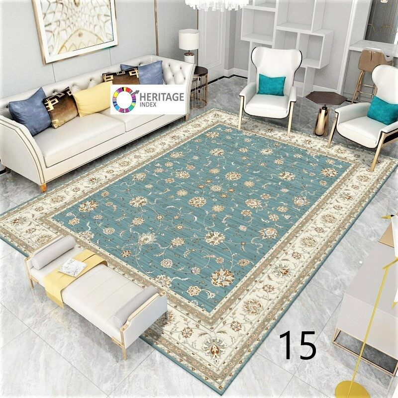 Size L 180cm x 130cm 3D Karpet Heritage Crystal Velvet Carpet Rug Floor Mat Home Decor Tatami Anti Slip Nordic Style 5D Lazada