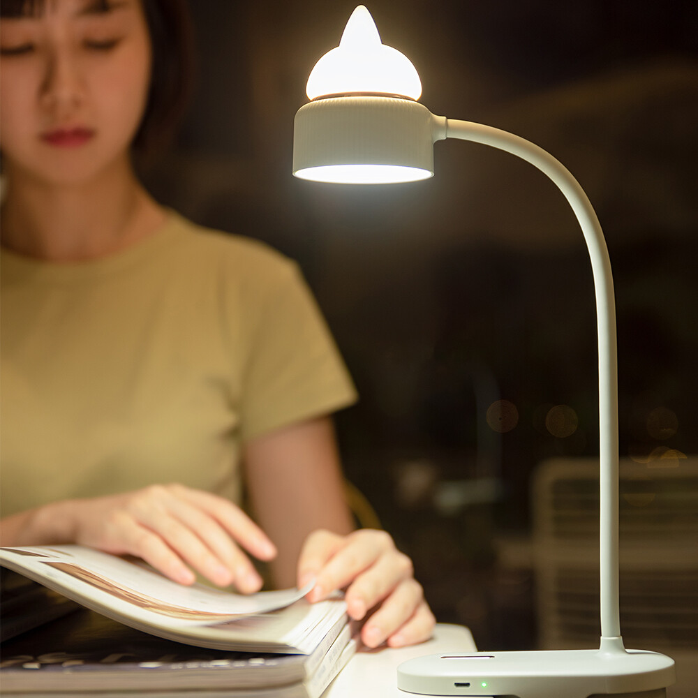 Uareliffe Đèn Mèo Dễ Thương Đèn LED Để Bàn Đèn Kẹp Gấp USB Sạc Lại Được Đèn Đọc Sách Học Tập Ban Đêm Ba Tốc Độ Có Thể Điều Chỉnh Độ Sáng Phạm Vi Chiếu Sáng Rộng 360 ° Chiếu Sáng Thoải Mái Bảo Vệ Mắt Miễn Phí Cho Gia Đình Văn Phòng Ký Túc Xá