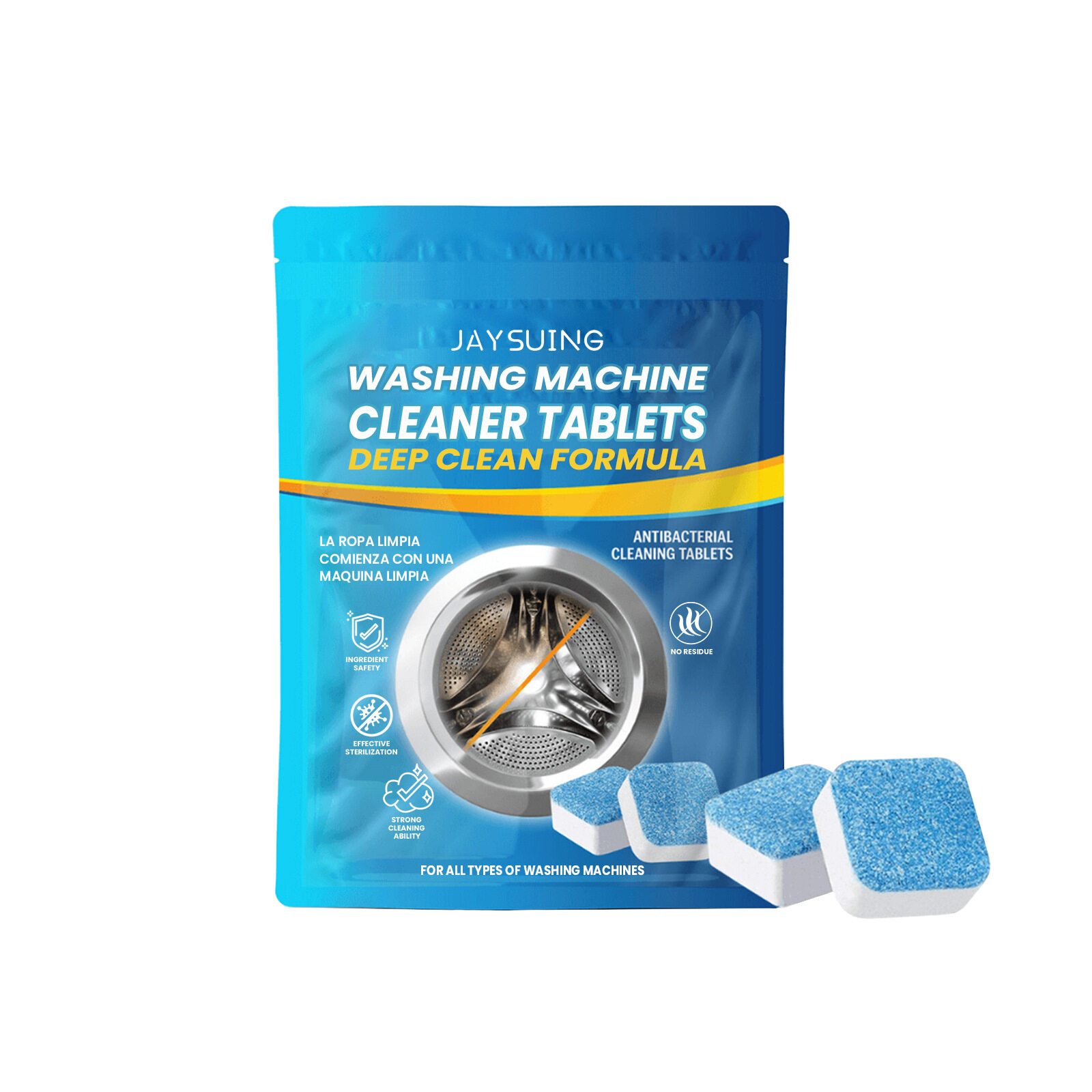Jaysuing Cleaning Tools Washing Machine Cleaner Effervescent Tablet