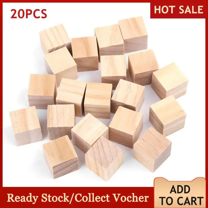 square wood blocks for crafts