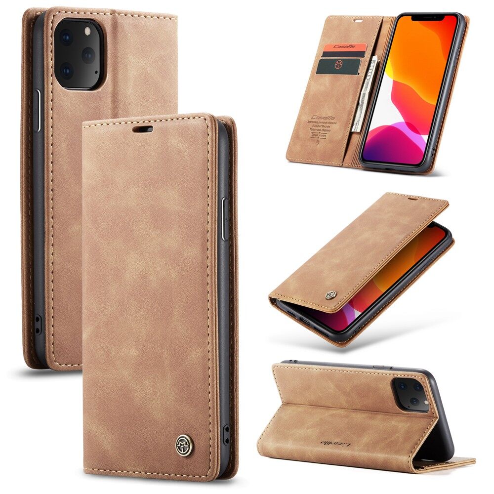 Case For iPhone 11 12 13 14 15 Pro Max 12 13 Mini 5 5S 6 6S 7 8 Plus SE 2020 Retro Leather Wallet Case Stand Card Slots Flip Cover Casing