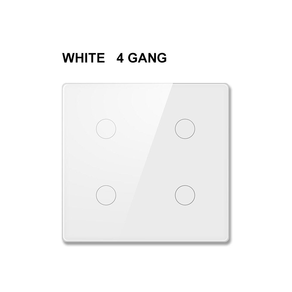 Avatto tuya smart switch,ac 110-220v brazil 4x4 touch panel 4/6 gang light switch,app control work with alexa,google home