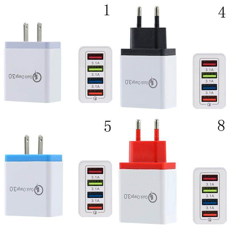 Elector 4 Ports travel charger 3a quick charge 3.0 usb charger fast charger adapter