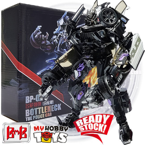 Black Mamba Transformable Robot - BP-02 / LS-02 bottleneck ( KO MPM-05  Barricade , Police Car ) BMB Movie MPM05 BP02 LS02 | Lazada