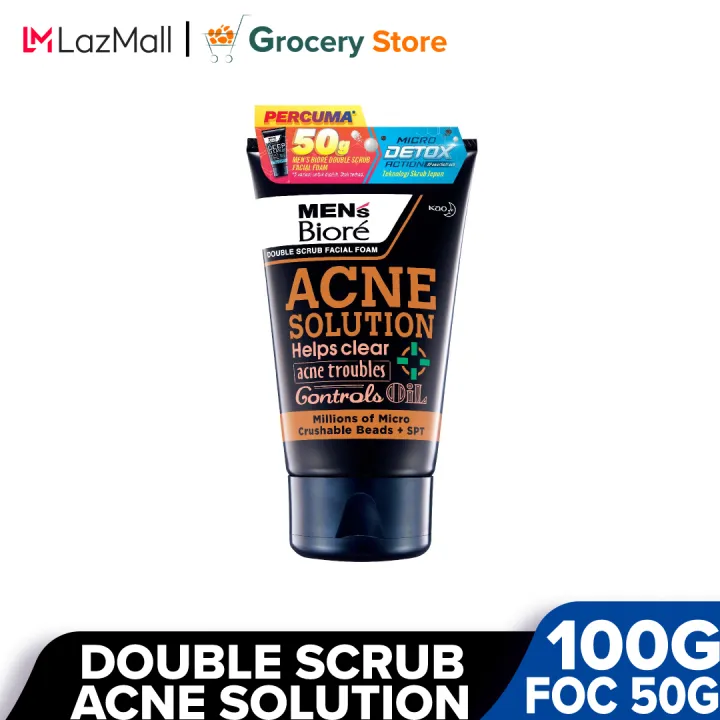 men's biore acne solution