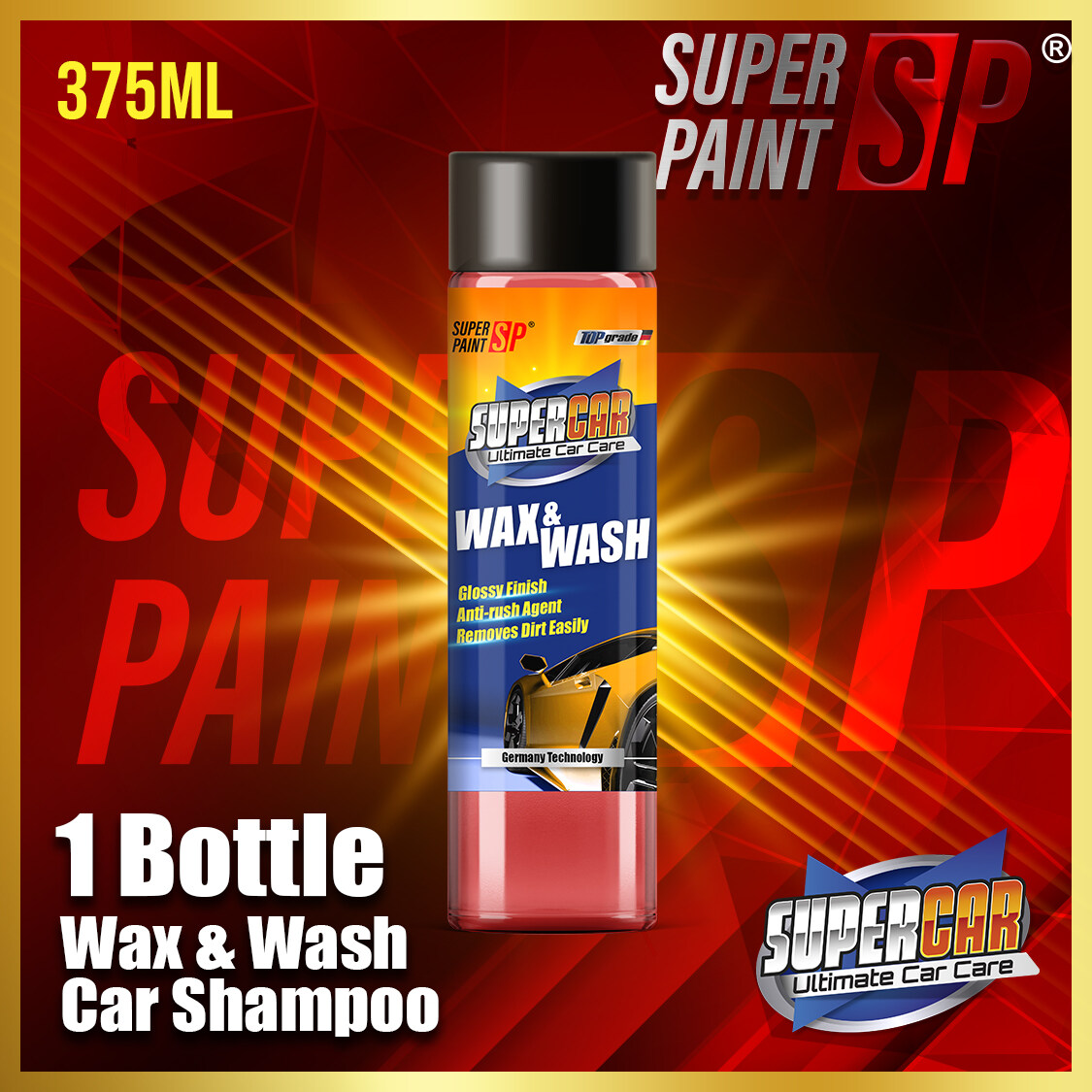 ULTIMATE Nano Wash Car Wash Shampoo 2 in 1 Wash & Wax Car Shampoo Car