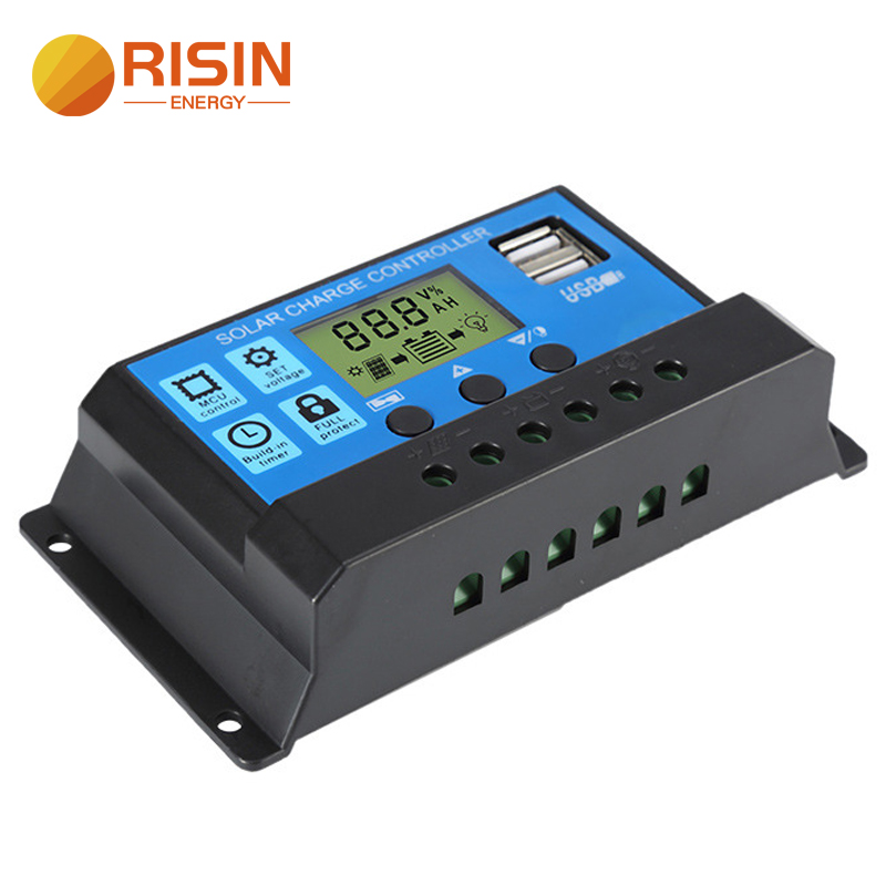 รับประกันคุณภาพ Risin Solar Charge Controller 10A 20A 30A 12V 24V PWM ...