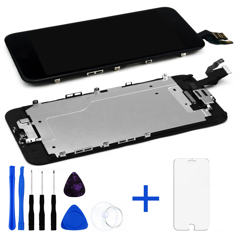 Full Set LCD For iPhone 5G 5S 5C 6 6S 6P Plus Touch Screen Display Aseembly+Front Camera+Speaker+Home Button Replacement