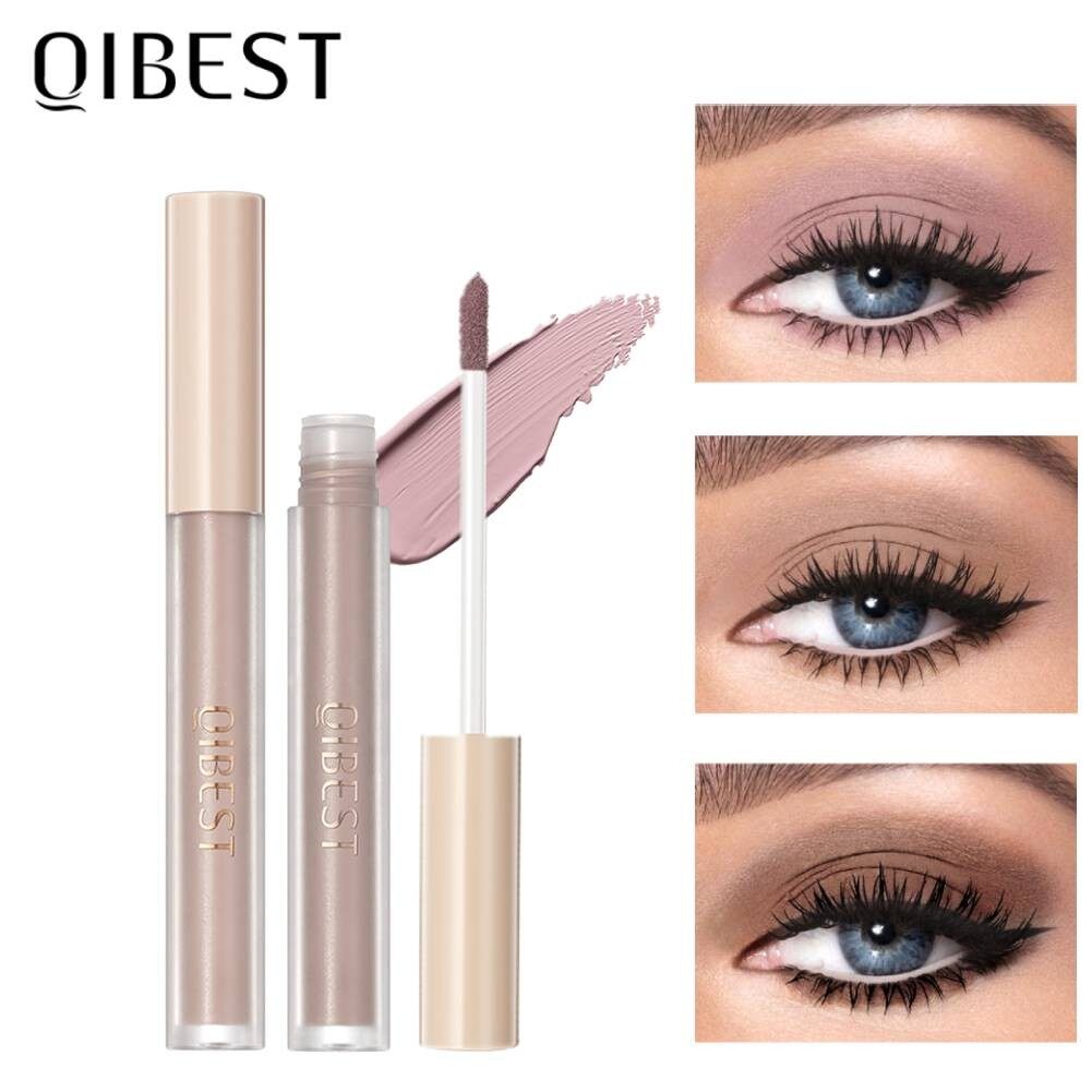 Leach【Ready Stock】QIBEST Matte Liquid Eyeshadow Waterproof Long Lasting