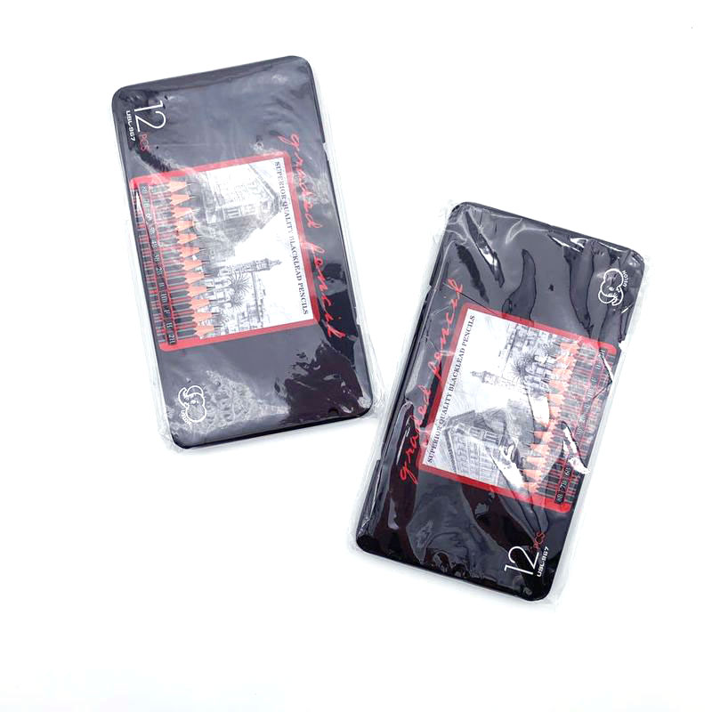 Cái/lốc 12 cây Bút chì vẽ 2h-8b graphite Bút chì- INTL