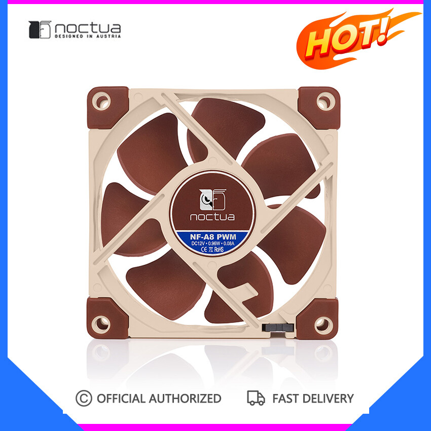 Noctua NF-A8 80mm 12v/5v computer cooling fan 3pin/4pin PWM silent radiator fan PC case CPU cooling fan replacement