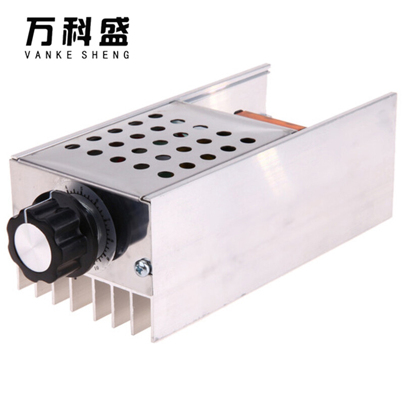 AC 220V 6000W SCR Voltage Regulator Controller Electronic Dimmer Thermostat Motor Speed Controller Volt Regulater Mold with Case