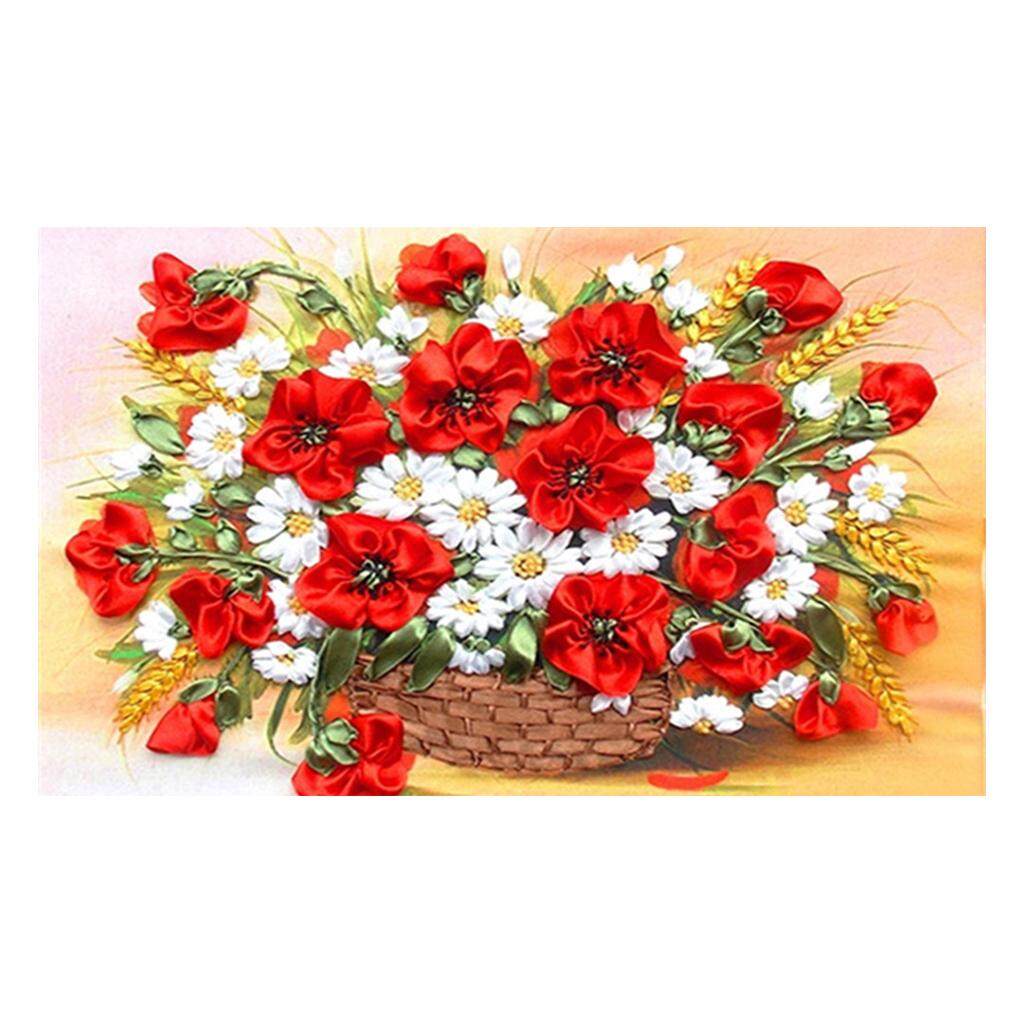 Fashion Flower DIY 5D Diamond Painting Embroidery Cross Stitch Home Decor Craft