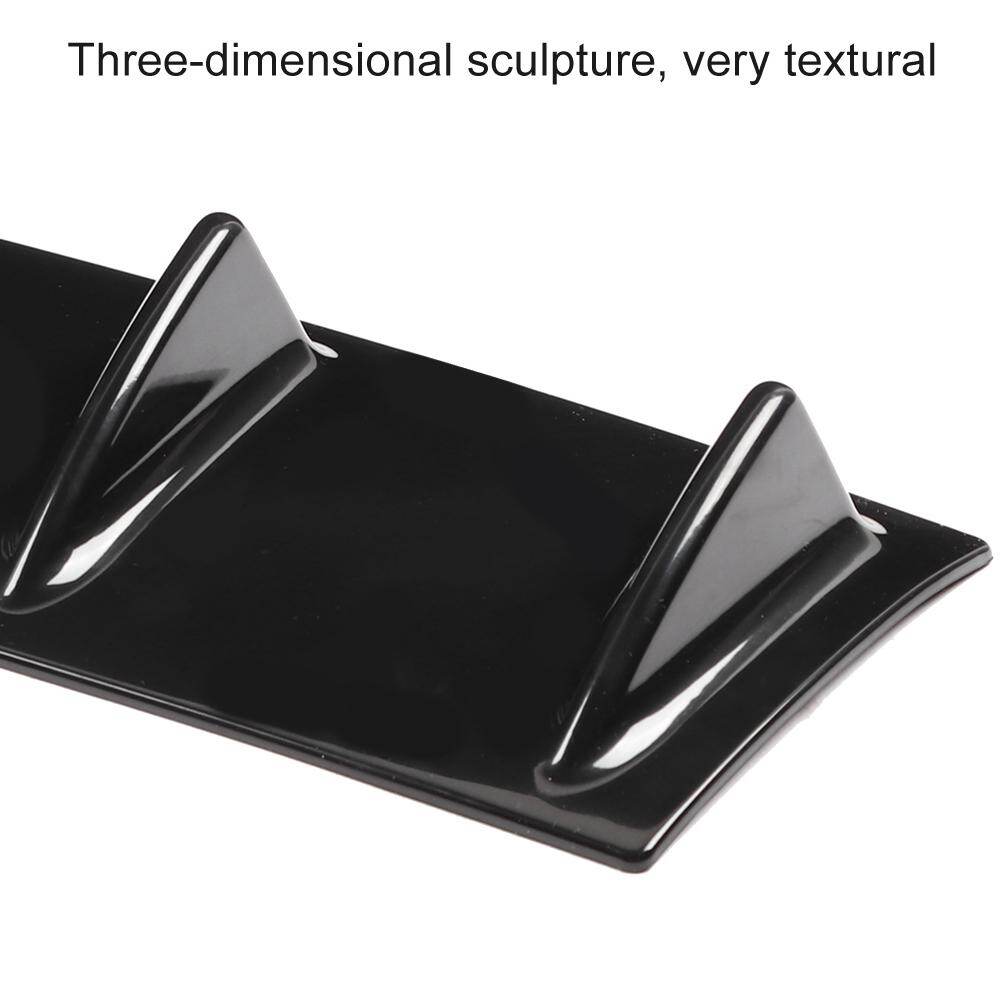 【1pcs Free Shipping】Universal Car Rear Bumper Chassis Shark Fin Spoiler Wing Lip Diffuser Medium