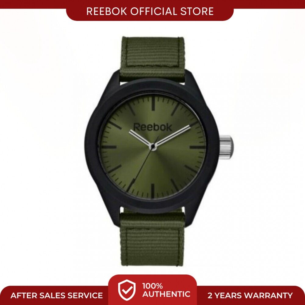 REEBOK SPINDROP RF-SPD-G2-PBNG-GB BLACK/GREEN CLOTH MEN'S WATCH
