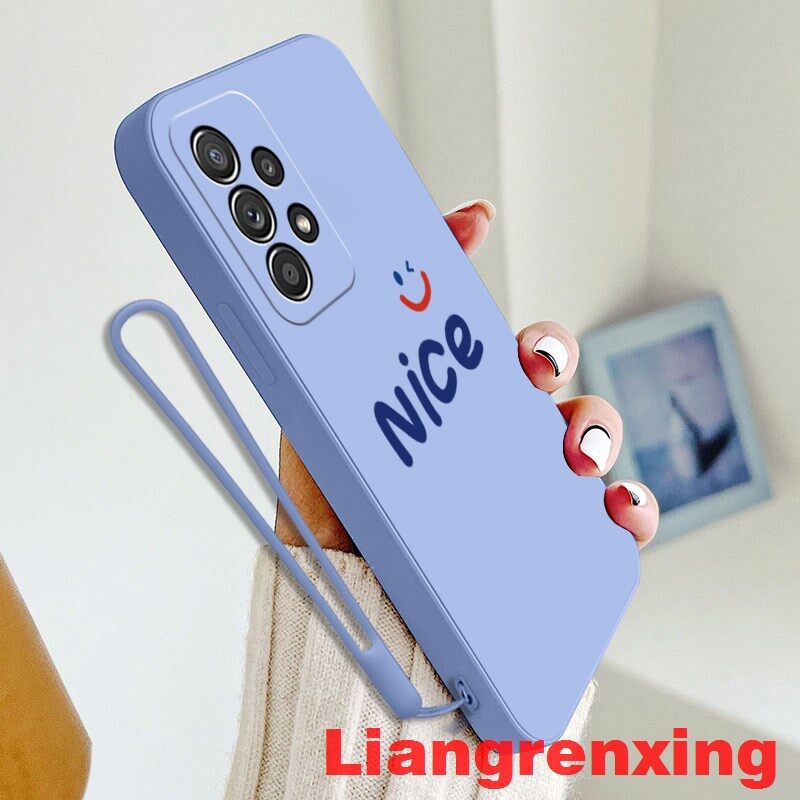 Casing SAMSUNG a52 samsung a52s 5g phone case Softcase Liquid Silicone Protector Smooth shockproof Bumper Cover new design YTNC01