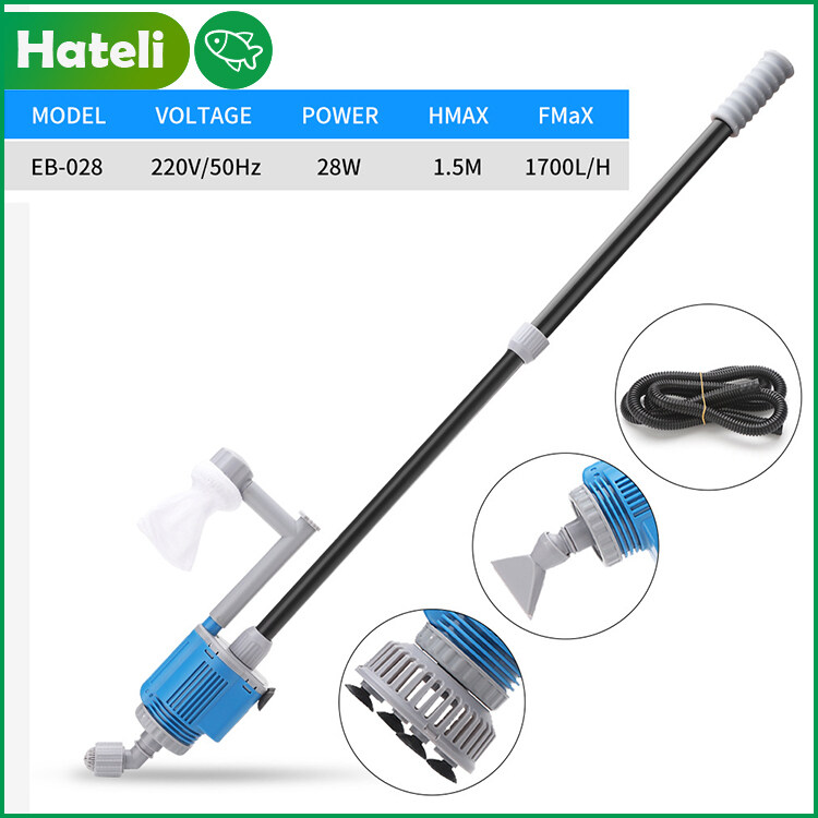 HATELIMáy Bơm Đổi Nước Bằng Điện Cho Bể Cá Máy Hút Nước Thải Nhỏ