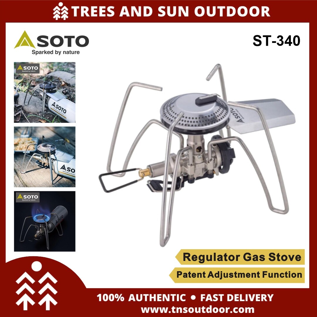 SOTO ST340 Regulator Range Stove Outdoor Camping Hiking Gas Stove Lazada