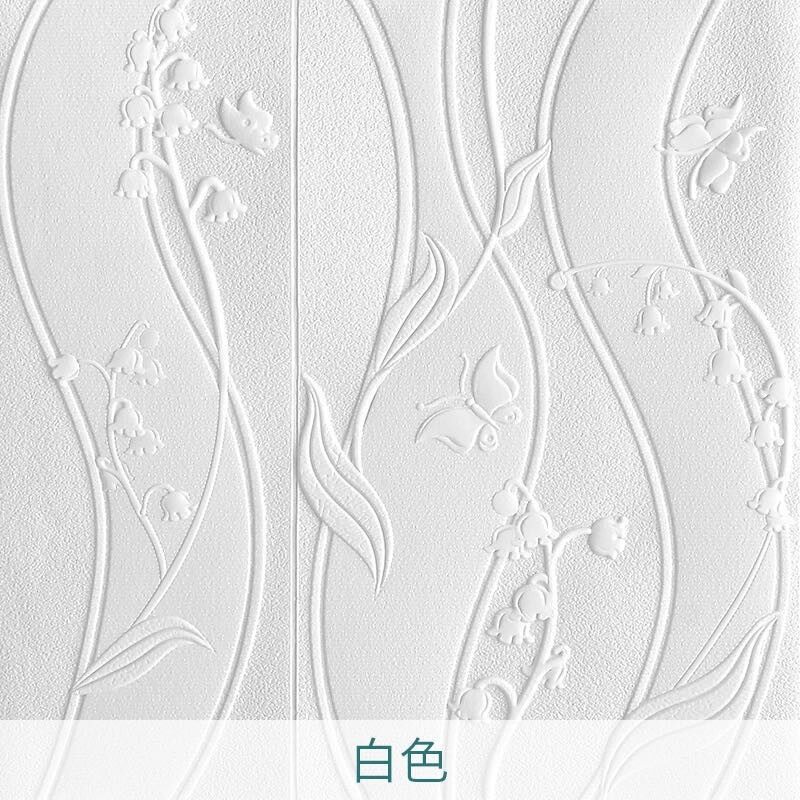 Size 70 x 70 cm Selfadhesive 3D Wallpaper 3D Embossed Flower Wall