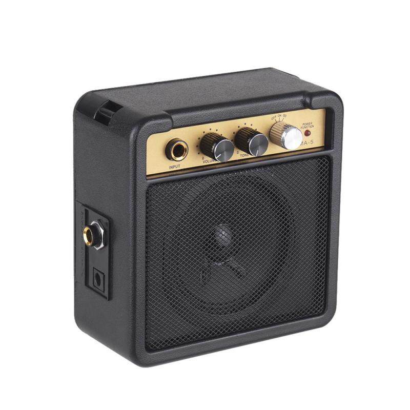 super deal Portable Mini Guitar Amplifier Amp Speaker 5W Supports Volume Tone Adjustment Overdrive black Malaysia