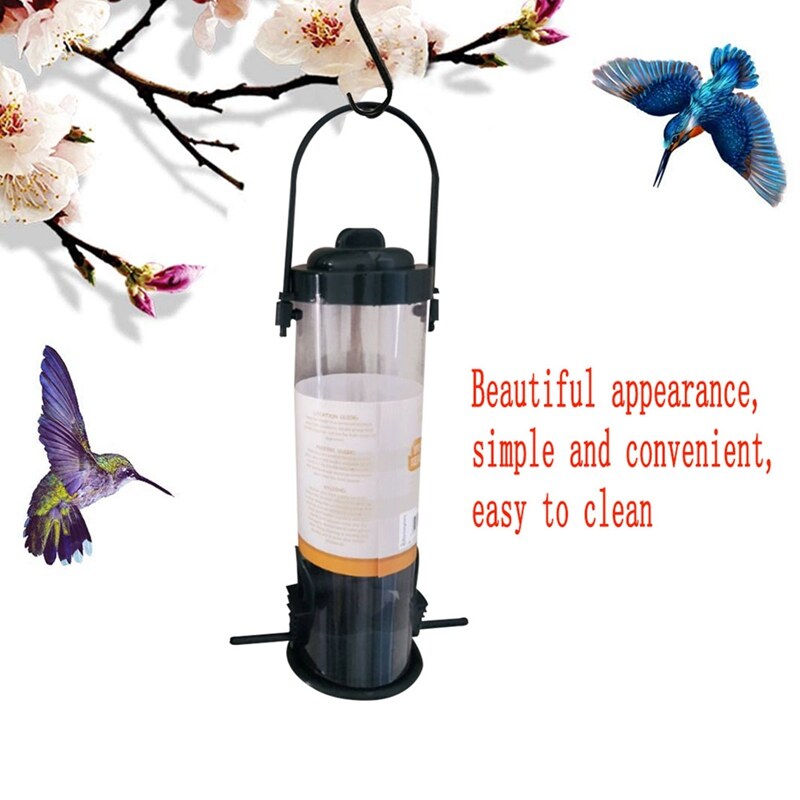 Hanging Wild Bird Feeder Durable Container Hanger Good Outdoor Garden Feeds