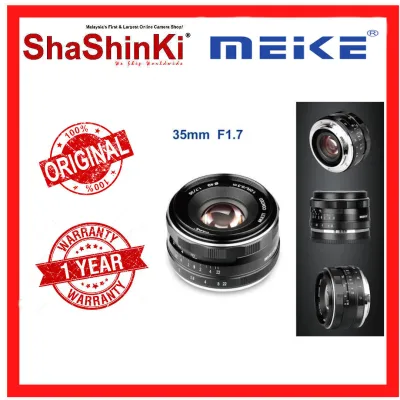 [READY STOCK] Meike MK-35mm f/1.7 Lens for Sony E (A6600, A6500, A6400, A6300, A6100, A6000...etc.)