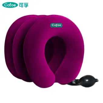 Cofoe Inflatable Neck Stretcher Cervical Traction Collar Soft