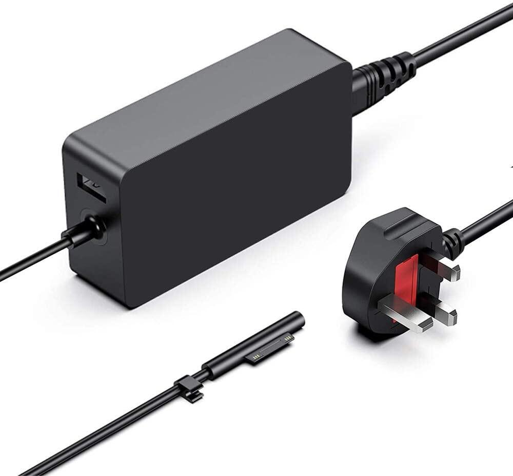 65W Surface Pro Charger,Cshare 15V 4A Surface Book Charger,Power Supply Compatible with Microsoft Surface Book Surface Pro 7 6 5 4 3 X Tablet Surface Go Surface Laptop Adapter with USB Charging Port