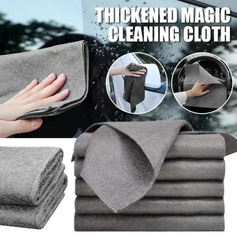 YESPERY Khăn Lau Ma Thuật Dày Khăn Lau Kính Nhà Bếp Cửa Sổ Vi Sợi Thấm Nước Khăn Lau Đánh Bóng Làm Sạch Tái Sử Dụng