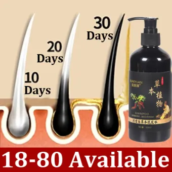 300ml 2019 New Product White Hair Turns To Black Hair Treatment