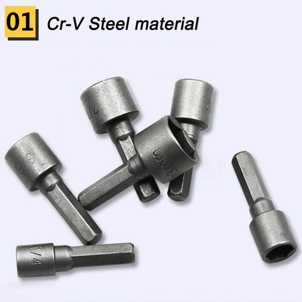 Bộ Mũi Khoan Đai Ốc Công Suất Sâu Chiều Dài Bộ Chuyển Đổi Ổ Cắm Tác Động Cho Tuốc Nơ Vít Cờ Lê 6.35Mm Chuôi Lục Giác