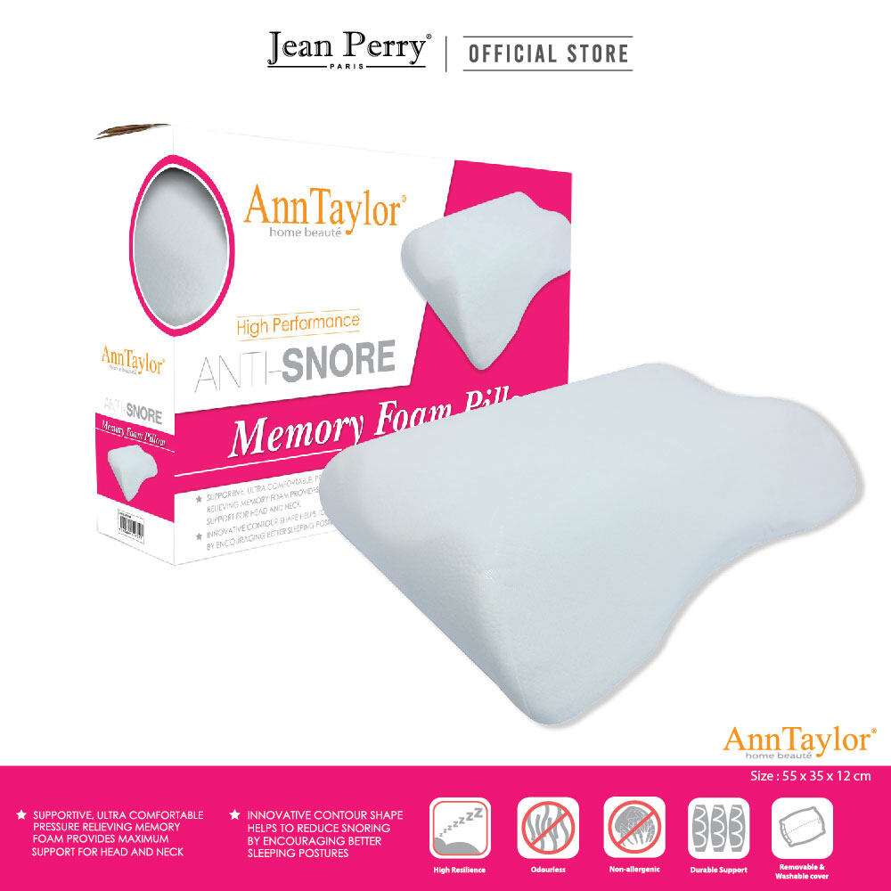 Ann Taylor Anti Snore Memory Pillow Lazada