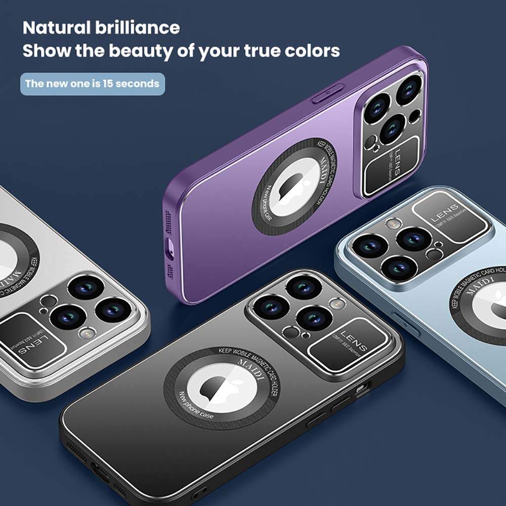 Camera Lens Protection Phone Case For iPhone 14 13 12 Pro Max 11 14Pro Max Shockproof Matte Wireless Charge LOGO Hole Back Cover