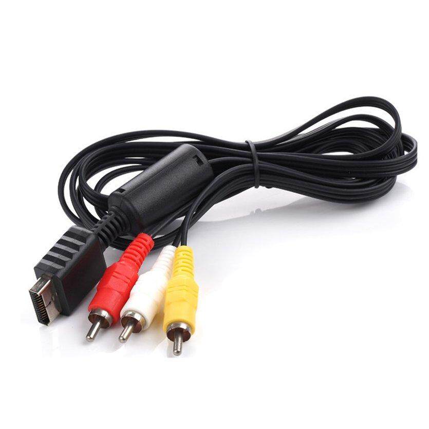 Di Sini Ps2/PS3 AV Konversi Kabel 1.8 M Permainan Aksesoris Aksesoris Komputer