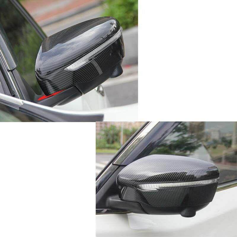 ABS Chrome Exterior Rear View Mirror Cover Trim 2PCS for Nissan Rogue X-Trail 2014-2018