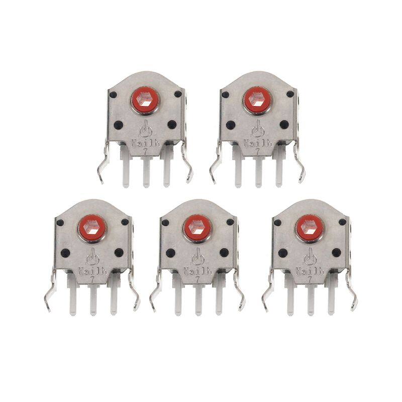 5Pcs Original Kailh New Edition Mouse Encoder Mouse Decoder Red Core 7mm/9mm/10mm/11mm Highly Accurate for Logitech Razer Mouse