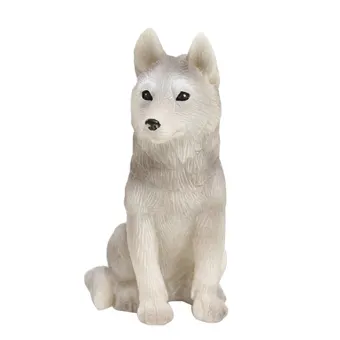 siberian husky statue