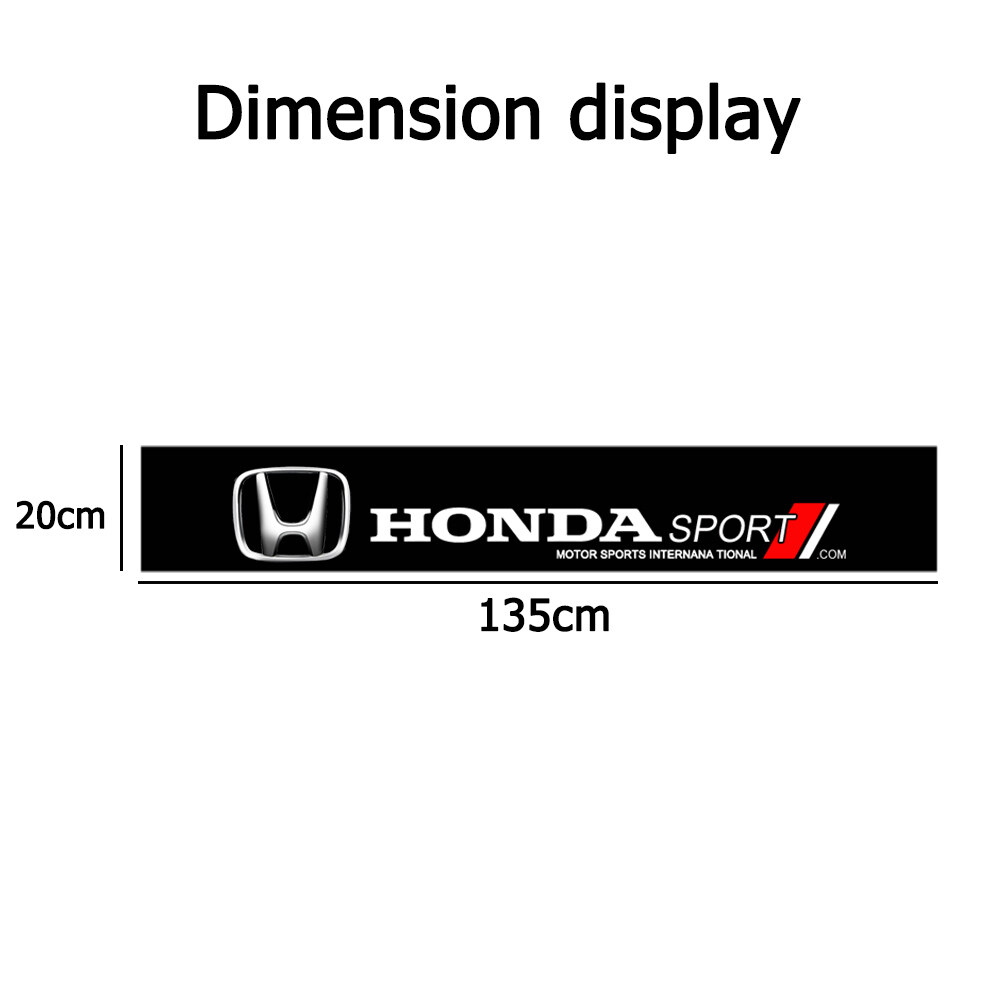 Car front windshield stickers for Honda Accord Urban Civic Brio CRV HRV Jazz Odyssey car modification pull flower