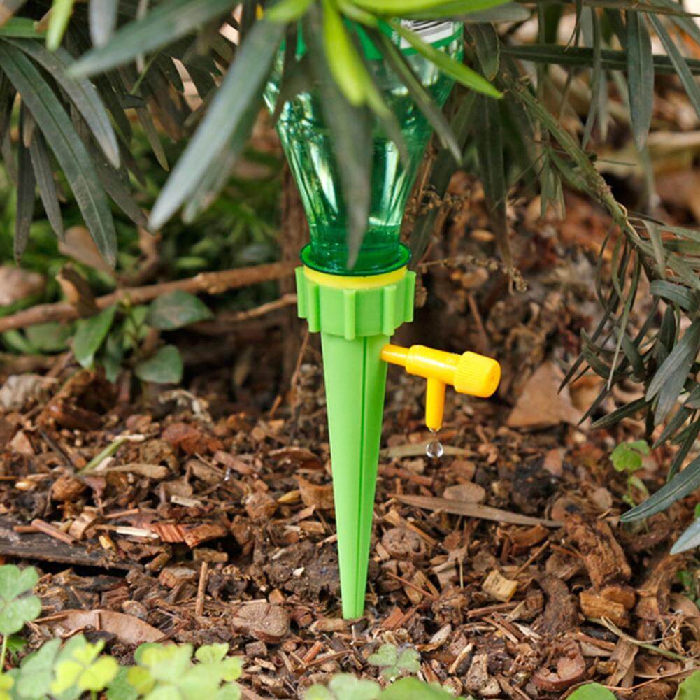 [Chinatera] 1/6/12pcs Plant Self Watering Adjustable Stakes Device Automatic Watering Spikes Irrigation System
